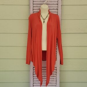 💗 YALA Elegant Open Front Long Sleeve LS Cardigan Wrap OS